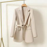 Akazie – schicker blazer – Cremefarben