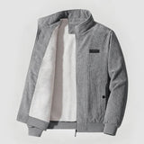 Robert™ – Herrenjacke mit warmem Futter – Grau