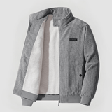 Hugo | Cordjacke Mit Fleecefutter – Grau