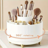 ElegantSpin 360° Drehbarer Organizer – Kosmetik Aufbewahrung – Weiß