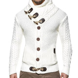 Bennett – Italienischer baumwollpullover für herren – Weiß
