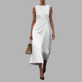 Xandra | Stilvolles Kleid mit Sommerkomfort – Weiß