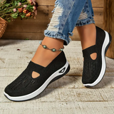 Saskia - Damen Orthopädische Sandalen mit Verstellbaren Riemen – Schwarz