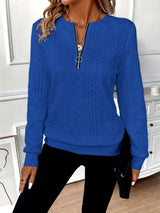 Aurora - warmer pullover mit Stil! – Blau