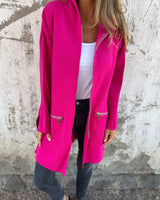Eva | Langarm-Cardigan – Rosa