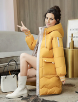 Sicily – gemütlicher winterparka – Gelb