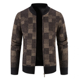 FYNN - Vintage Sweatjacke – Braun