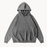 Bratis – vintage-fleece-komfort-hoodie für herren – Grau