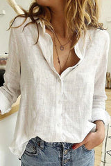 Adelyn - Elegante und schmale Bluse für Damen – Weiß