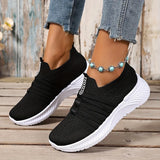 Lioray - Lässiger Sneaker Mit Streifen – Schwarz