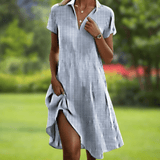 Firi | Schickes Elegantes Kleid – Weiß