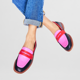Violet | Bunte Mokassins – Rosa