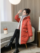 Sicily – gemütlicher winterparka – Rot