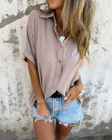 Sirena | Lässiges Shirt – Grau