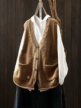 FLORIANNE | STRICKWESTE – Braun