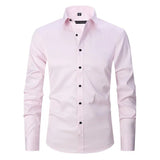 Herren Hemd | Slim Fit mit klarer Knopfleiste – Rosa