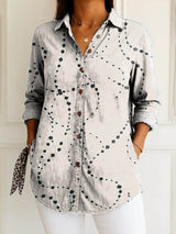 Sanne | Polka Dot Drift Shirt – Mehrfarbig