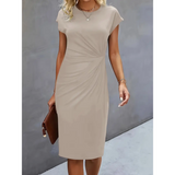 Damenkleid für formelle Anlässe | Midilänge – Beige