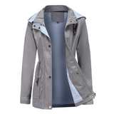 Damen Wasserdichter Trenchcoat | Oberbekleidung – Grau