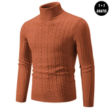 Eleganter Herbstpullover für herren - KENDRICK – Braun