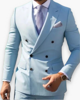 Herren Hochzeitsgast Anzug Slim Fit | Elegant & Modern – Hellblau