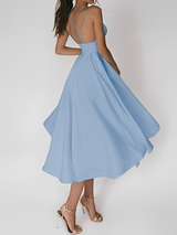 Tatiana - Spaghetti-Kleid – Blau