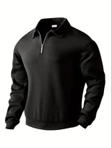 Maximilian – Moderner Pullover im Vintage-Stil – Schwarz