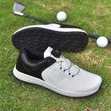 Fairway Pro™ Golfschuhe – Atmungsaktive und Komfortable Golfschuhe mit Überlegenem Grip – Weiß Schwarz