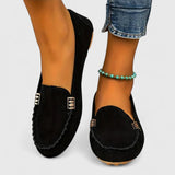 Lillian | Gummisohle Flexibel Ballerinas – Schwarz