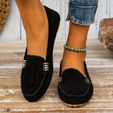 Mitsuko - Lässiger Rutschfester Loafer – Schwarz