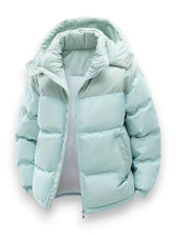Jack™ - Moderne Huva Pufferjacke – Hellblau