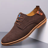 Muoja – Schnürschuhe Aus Kunstleder – Braun