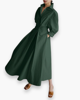 Damen Elegantes Sommerkleid | Perfekte Passform Maxi Dress – Armee Grün