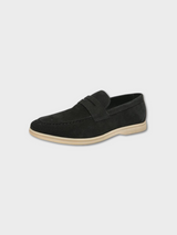 Martin Wildleder-Loafers – Schwarz