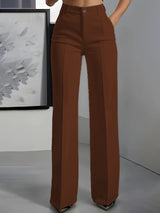 Mirein – Stilvolle Freizeit-Hose – Braun