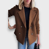 Arlisse – Blazer mit Doppelreiher – Braun