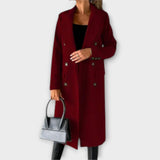 Junelle – Eleganter Mantel – Rot