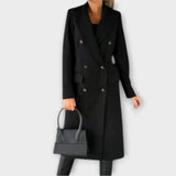 Junelle – Eleganter Mantel – Schwarz
