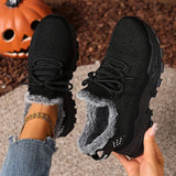 Rugaile - Winter Warmer Gefütterter Orthopädischer Sneaker – Schwarz