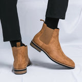 Niko - Elegante und bequeme Herren-Lederstiefel – Braun