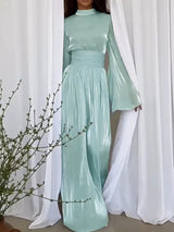 Lytheris – Elegantes Maxikleid aus Satin – Grün