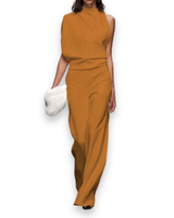 Damen Eleganter Jumpsuit | Festlich Sommer – Gelb