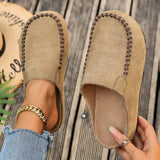 Retro-inspirierte orthopädische Hausschuhe für Frauen – Beige