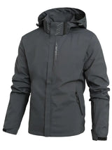 Norberto – Wasserdichte Jacke Mit Langen Ärmeln – Grau