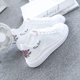 Sina – bequeme freizeitschuhe für damen – Blumenmuster