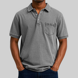 Thomas | stilvolles Poloshirt – Grau