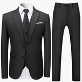 Hochzeitsanzug Einreiher - Stilvoller Herren Look für Gäste – Dunkelgrau