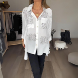 Sofia | Oversized-Damen-Shirt – Weiß
