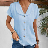 Claudia™ | Die Bluse für jede Frau – Blau