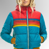 Eloria | Wasserdichte Regenjacke mit Kapuze – Blau